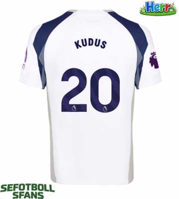 Tottenham Hotspur Mohammed Kudus #20 Hemmatröja 2025-26 Kortärmad